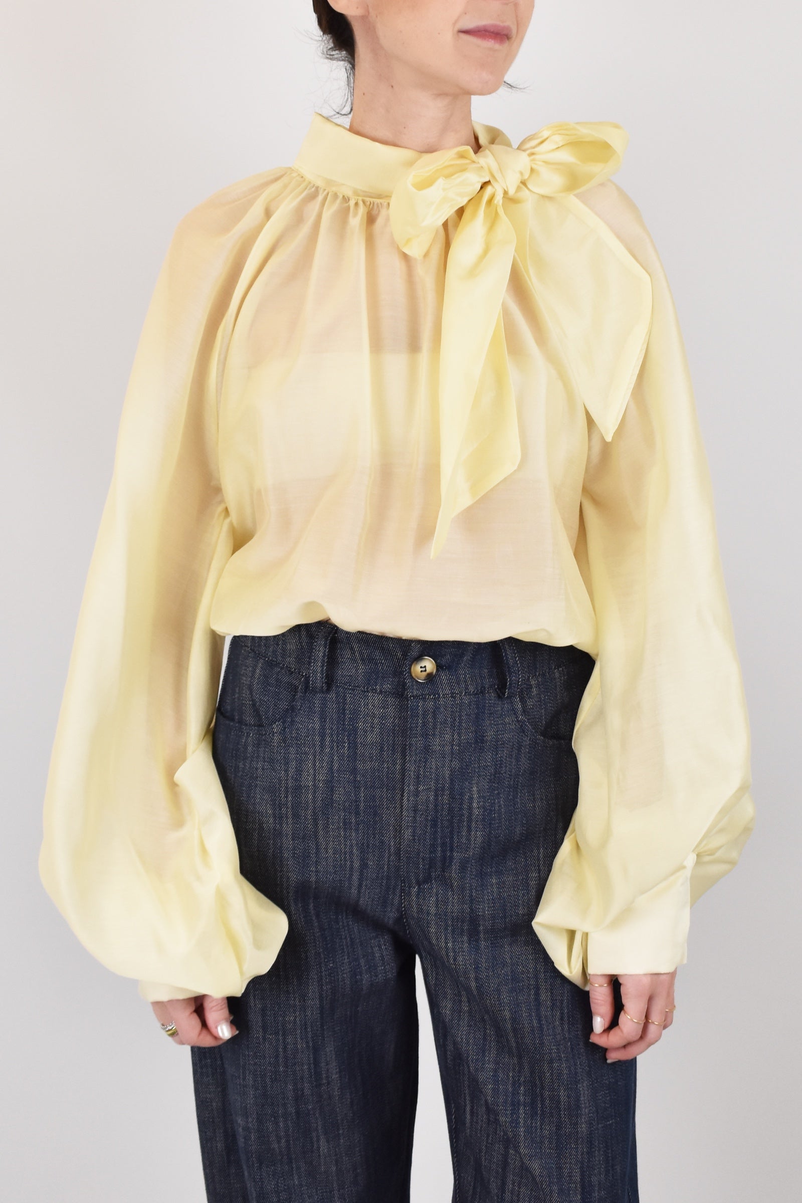 Camicia fiocco lyocell