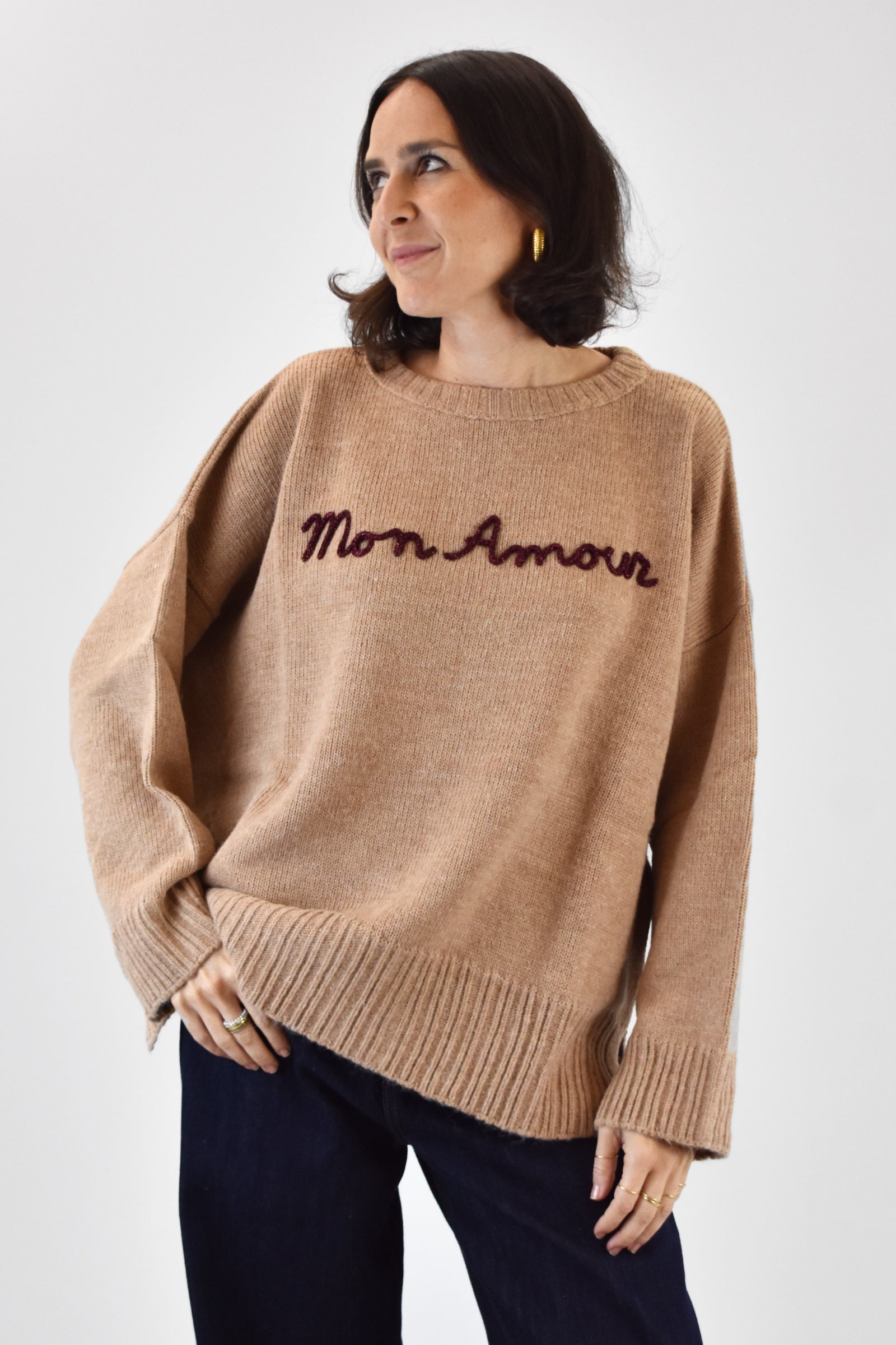 Maglia misto lana MON AMOUR