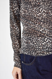 Maglia cashmere maculata