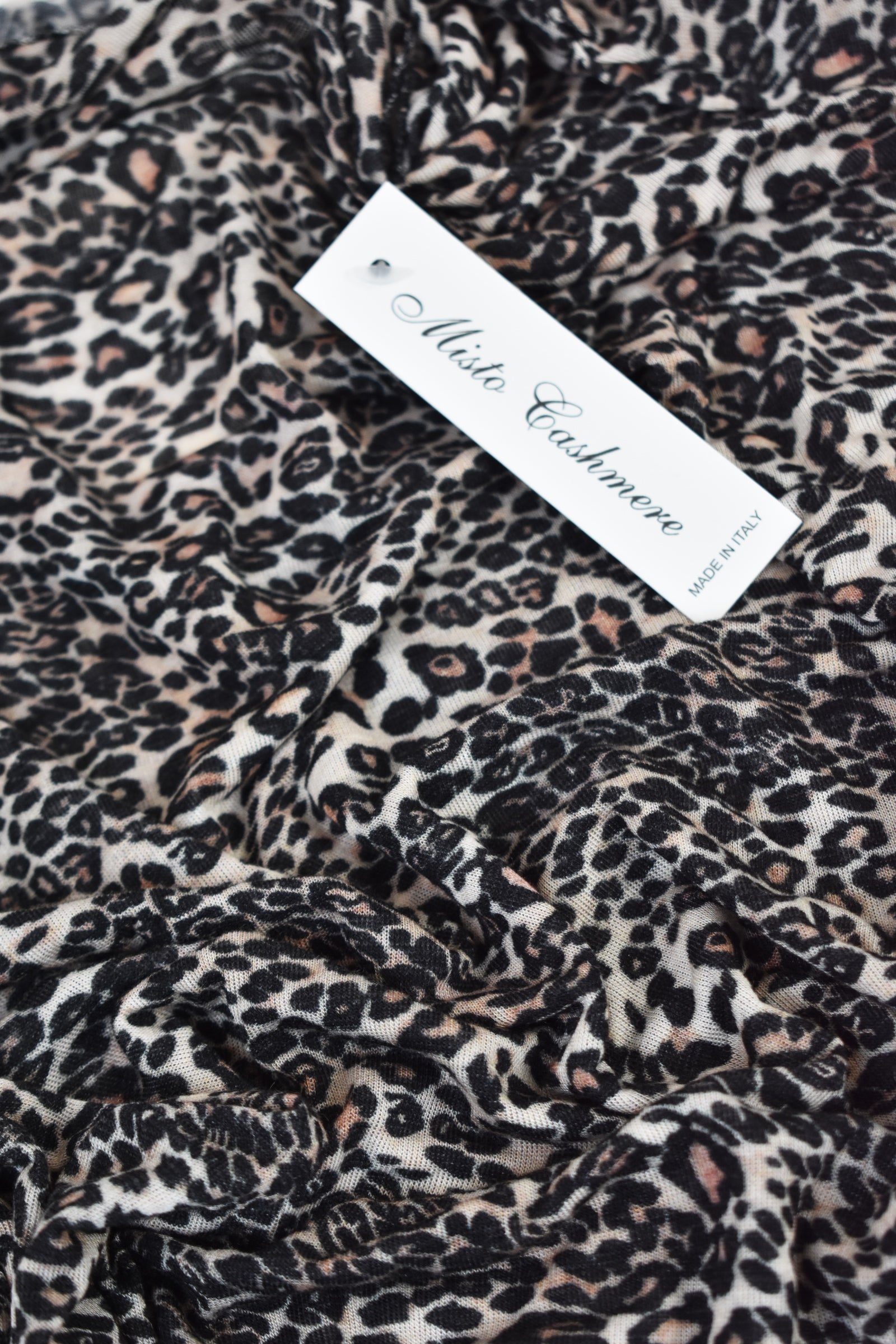 Maglia cashmere maculata