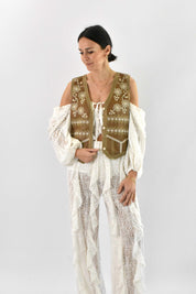 Gilet ricamato