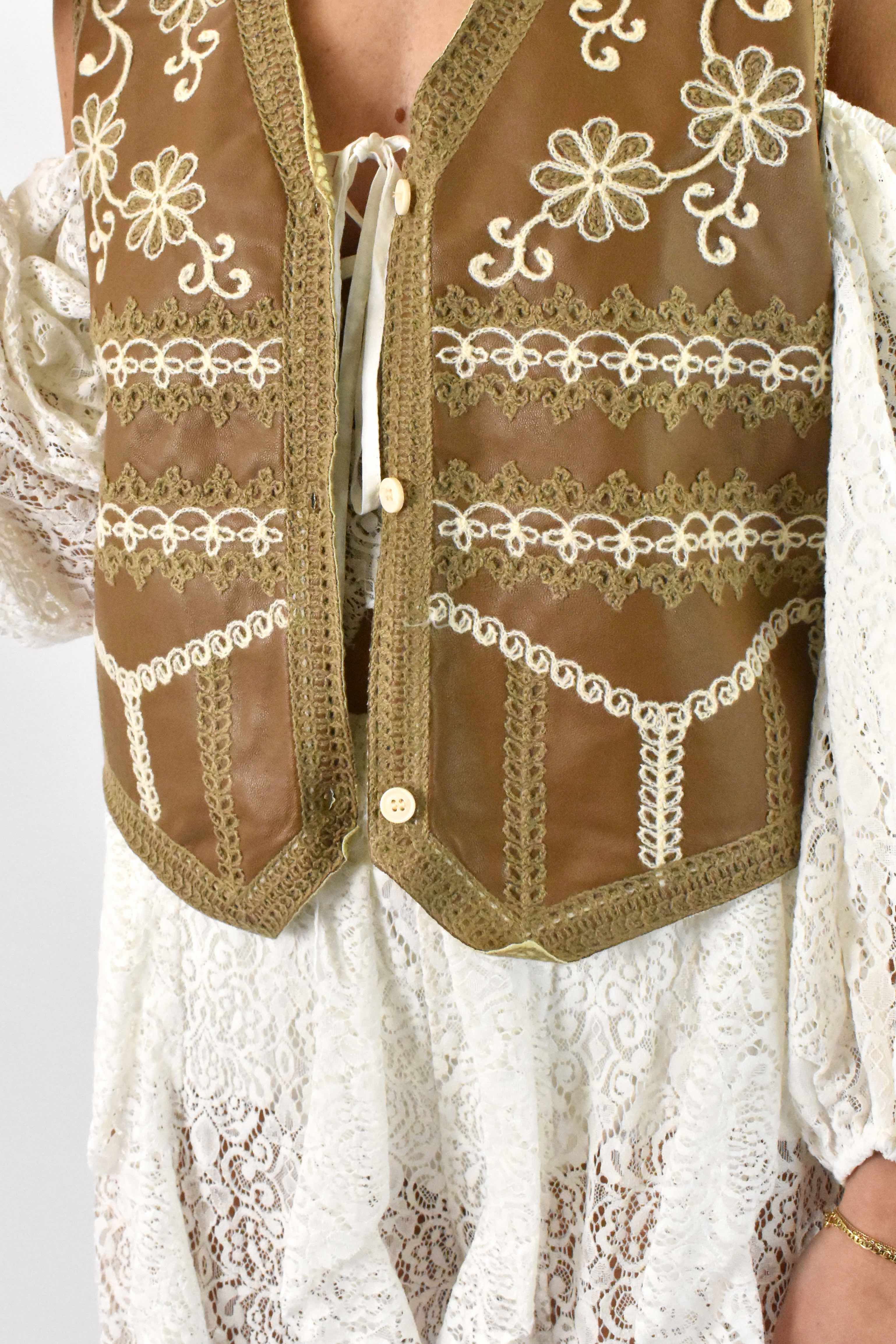 Gilet ricamato
