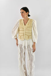 Gilet ricamato