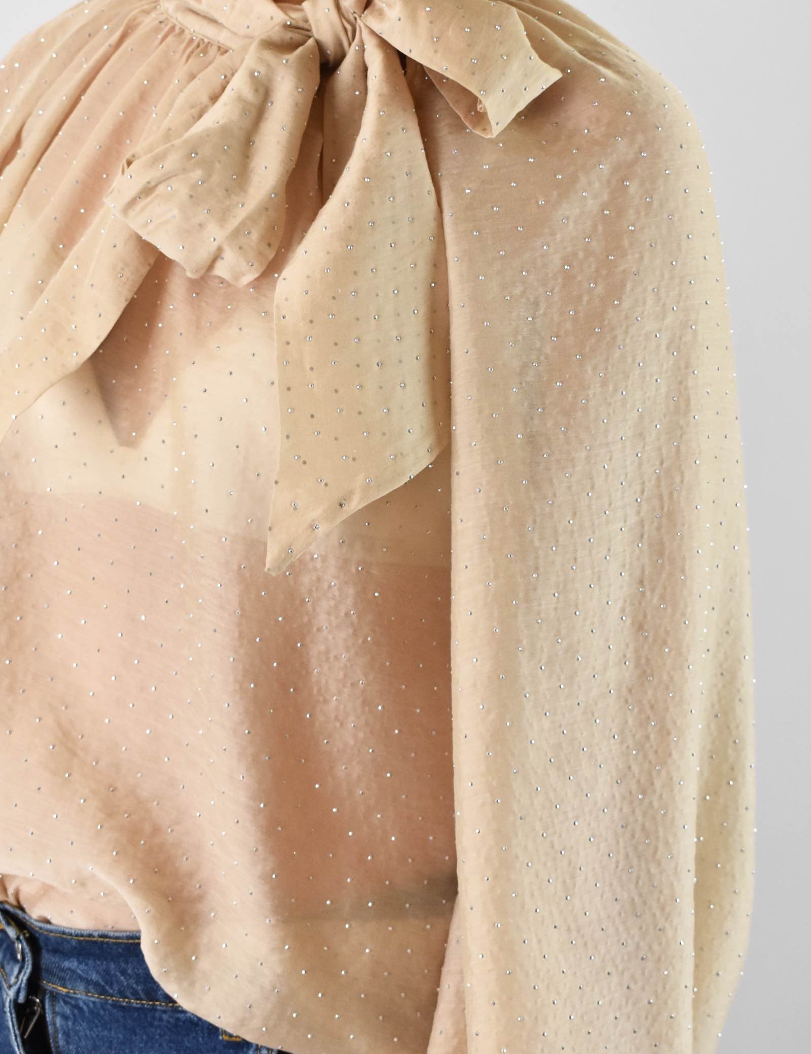 Camicia fiocco punti luce