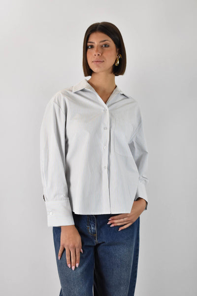 Camicia righe tasca