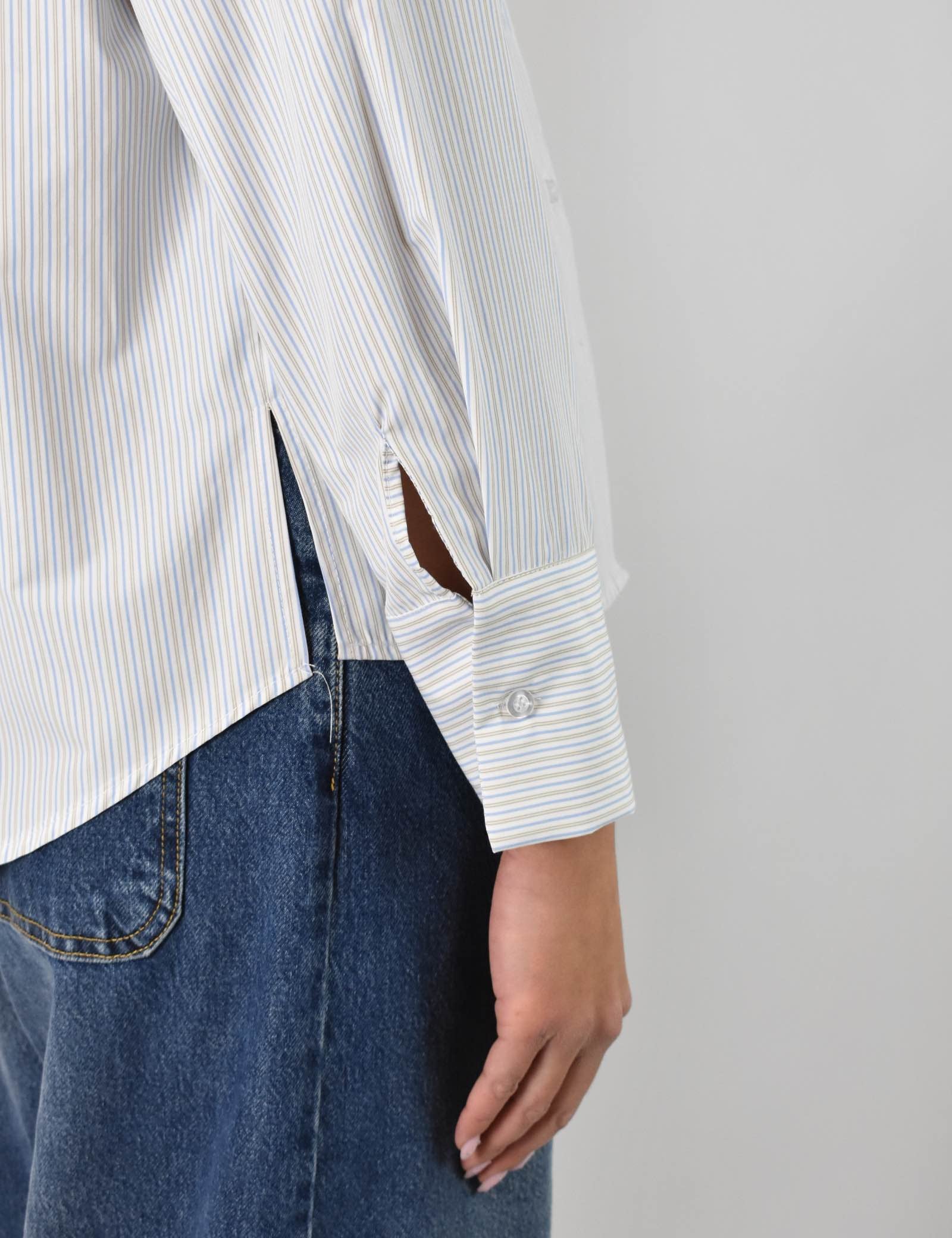 Camicia righe tasca