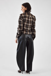 Camicia tartan fiocco