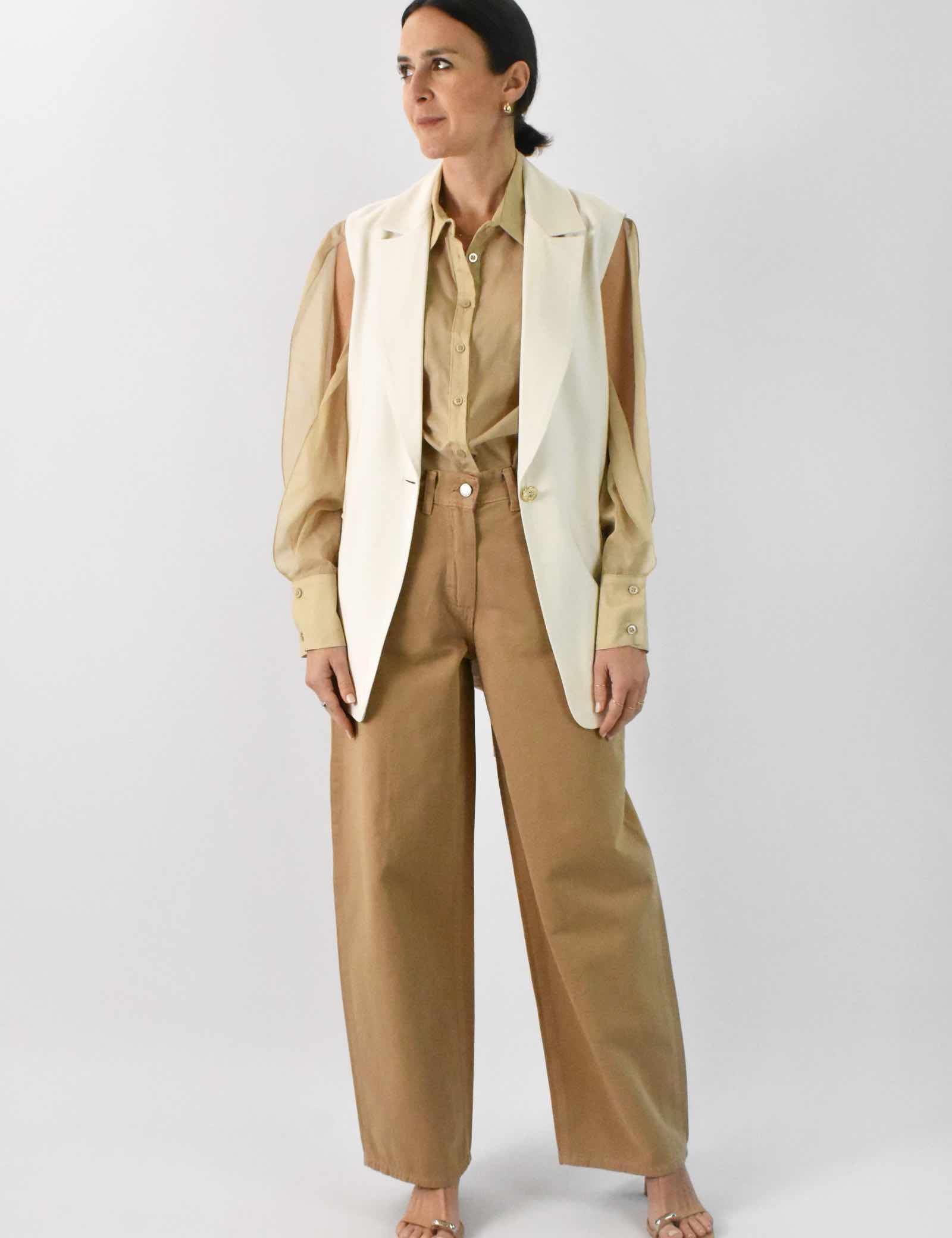 Gilet con cintura