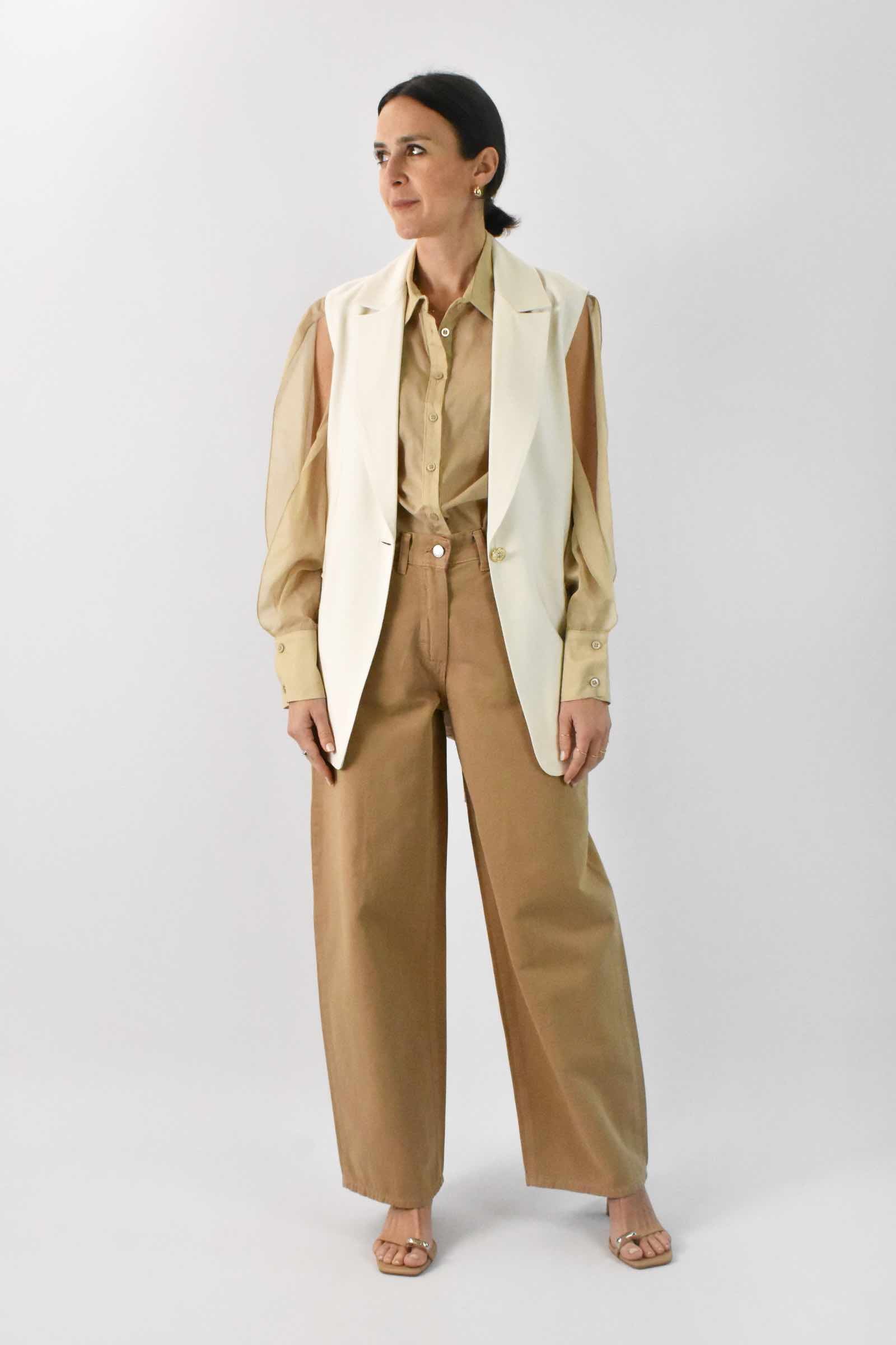 Gilet con cintura