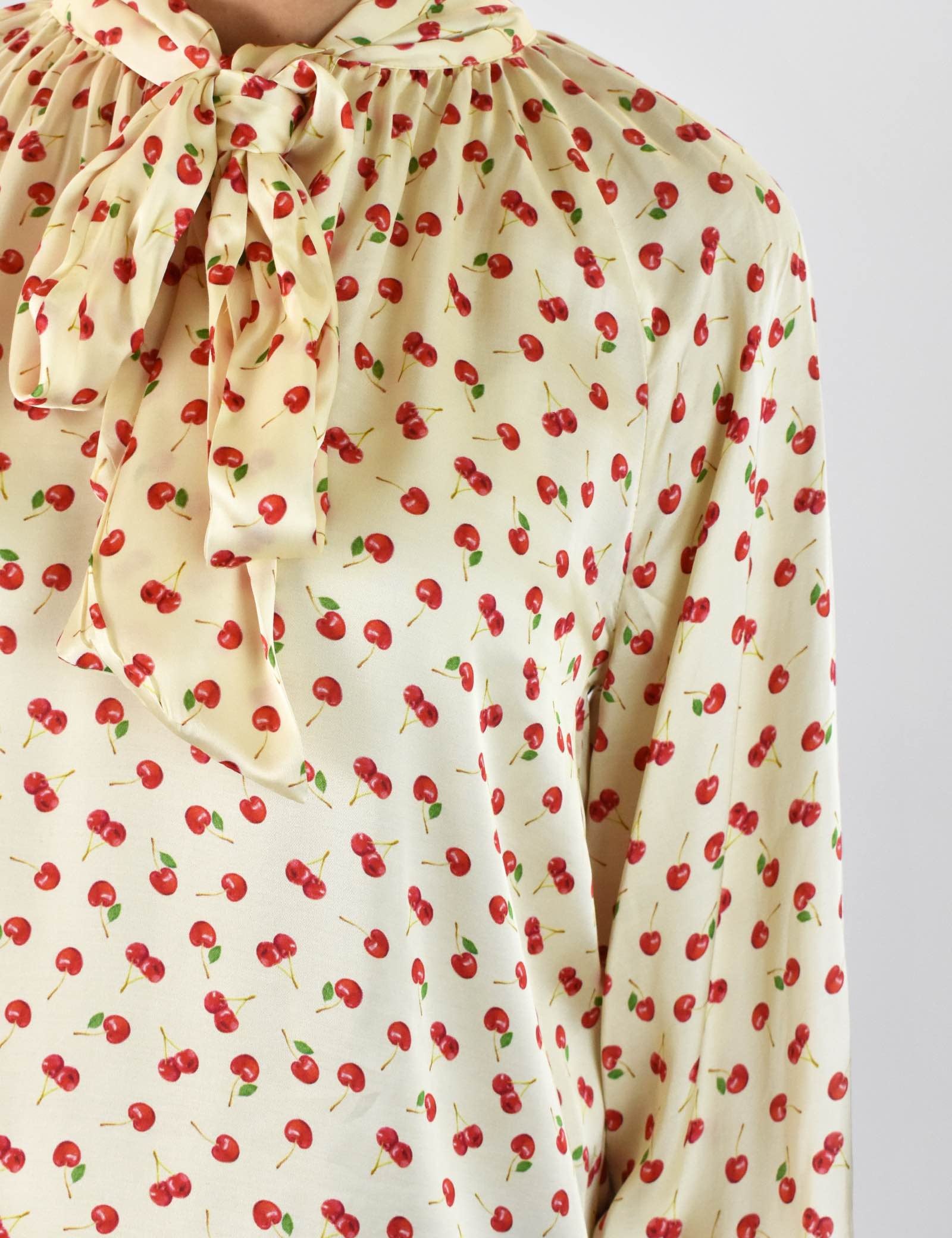 Camicia fiocco ciliegie