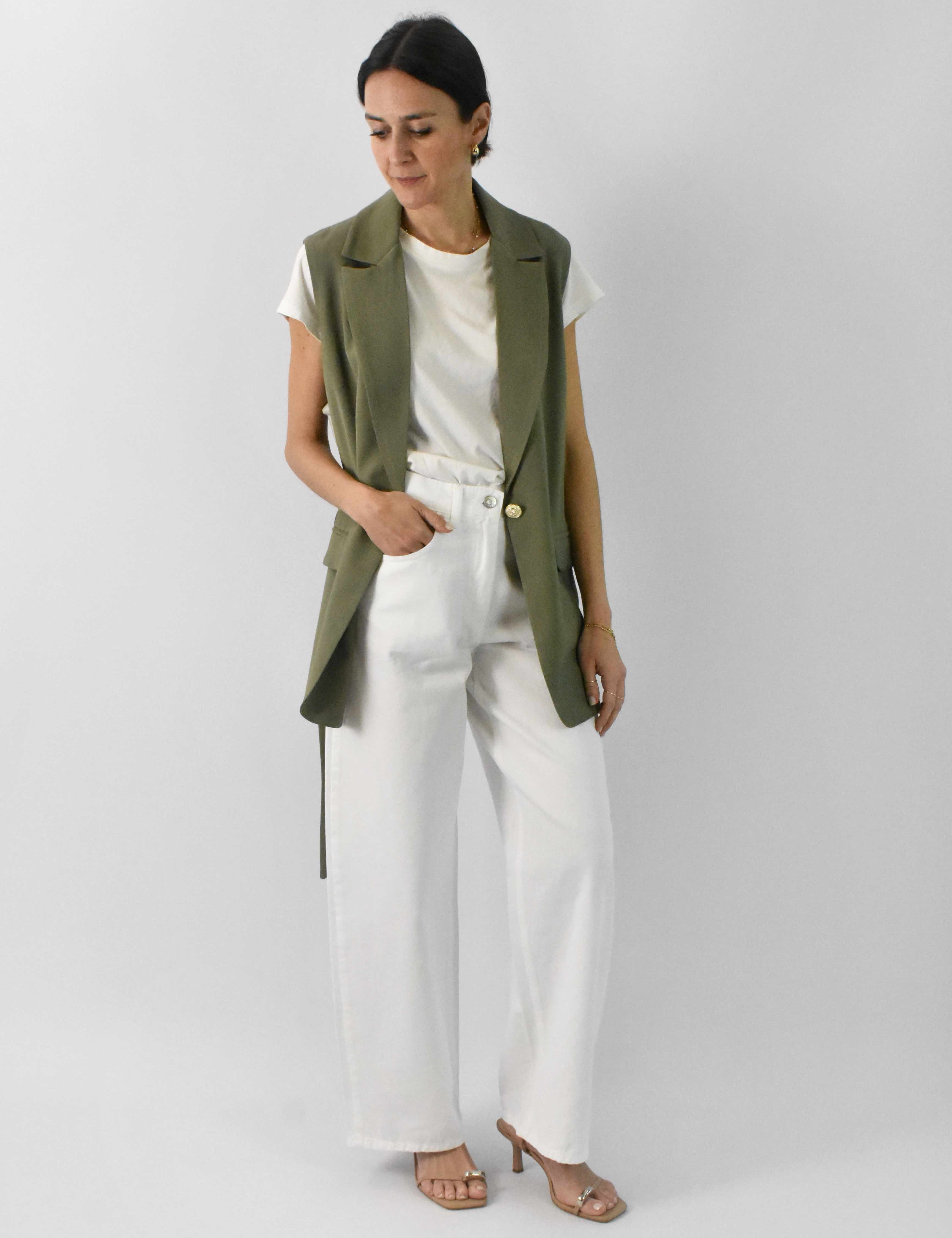 Gilet con cintura