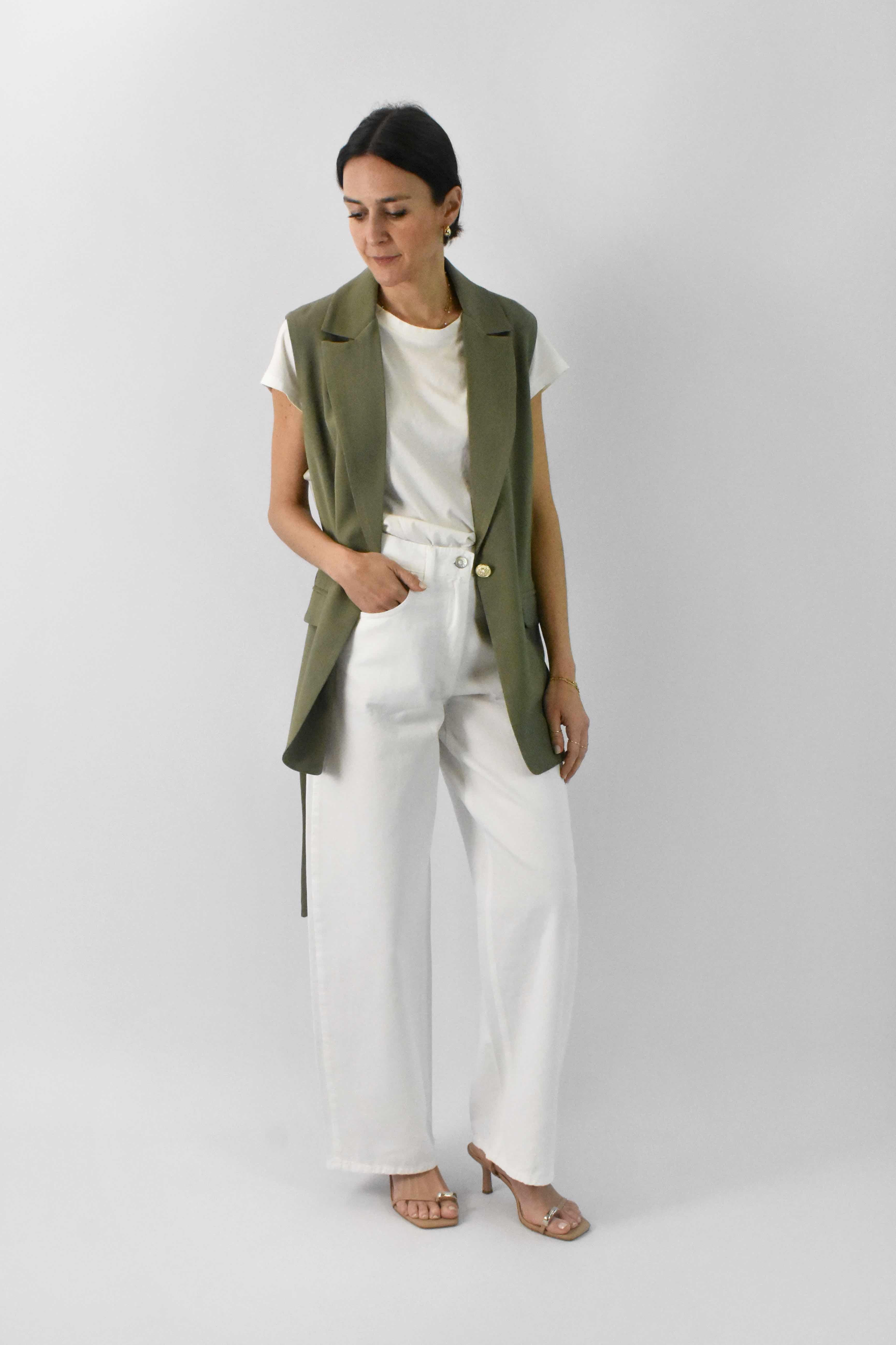 Gilet con cintura