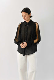 Camicia spalle cut out