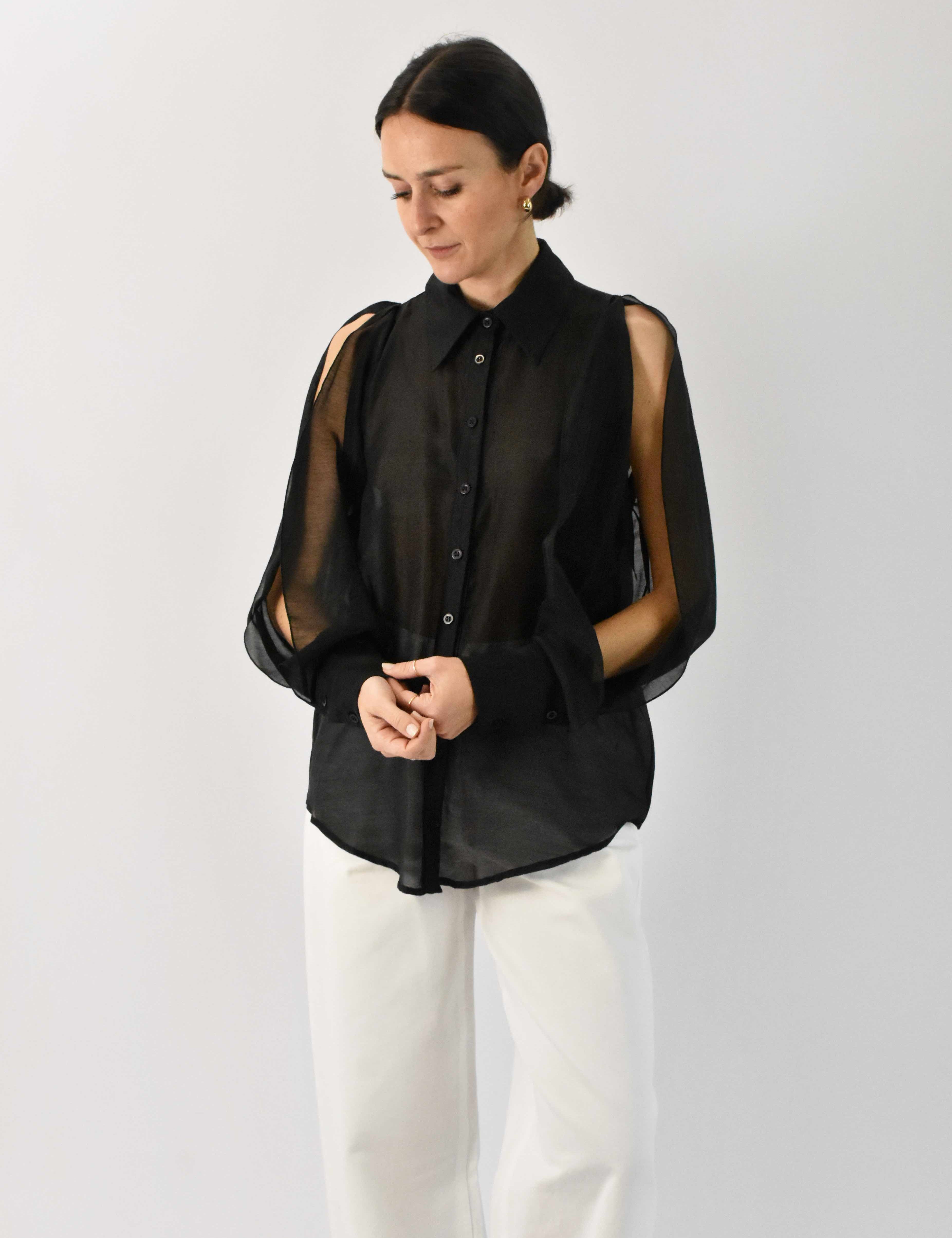 Camicia spalle cut out