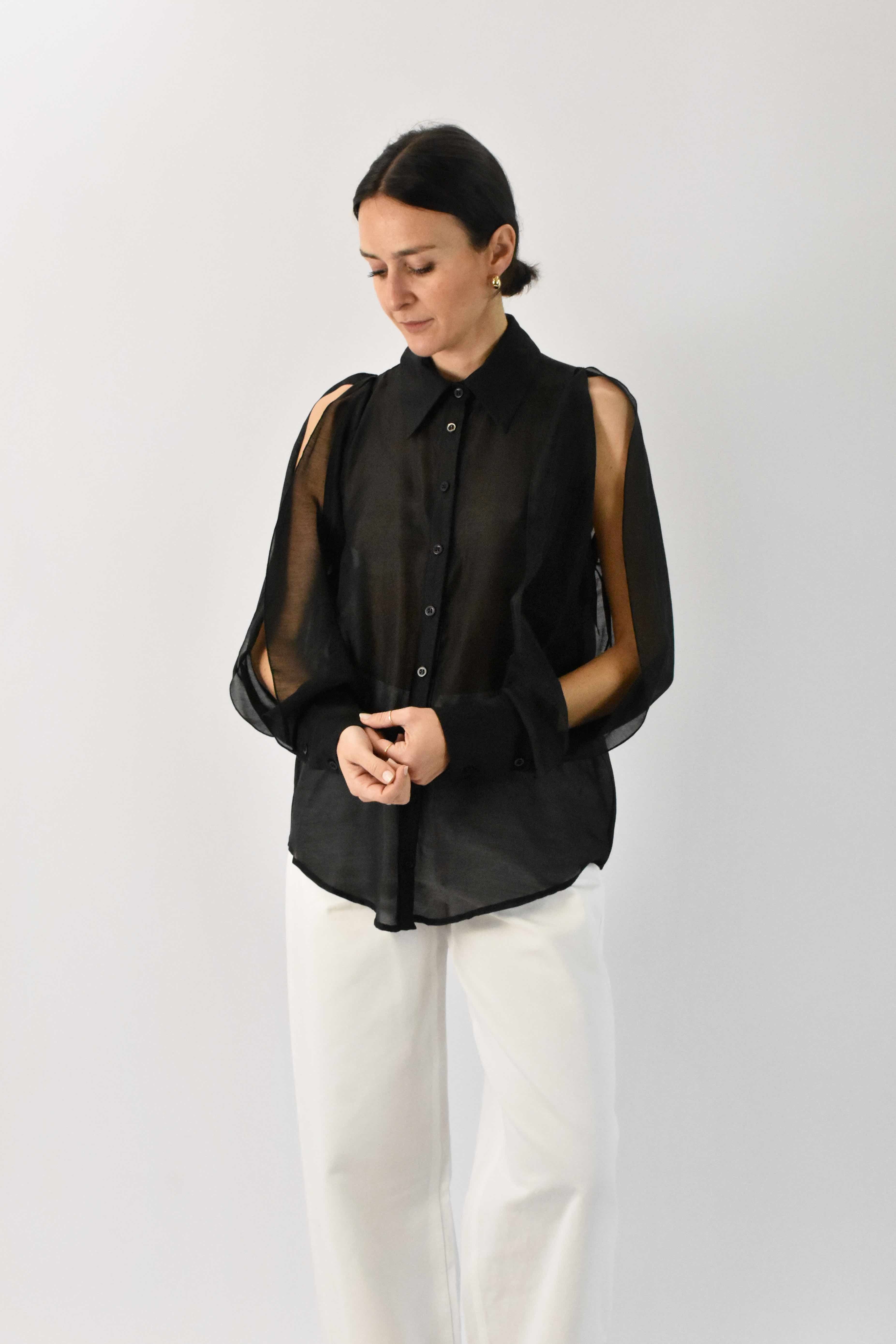 Camicia spalle cut out