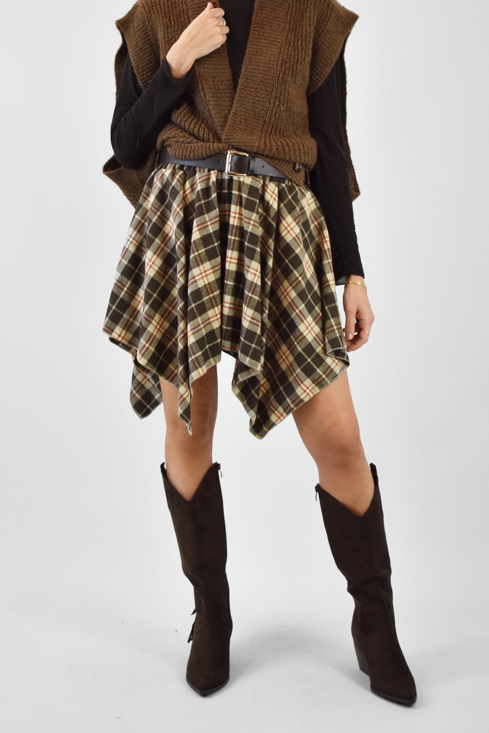 Minigonna tartan