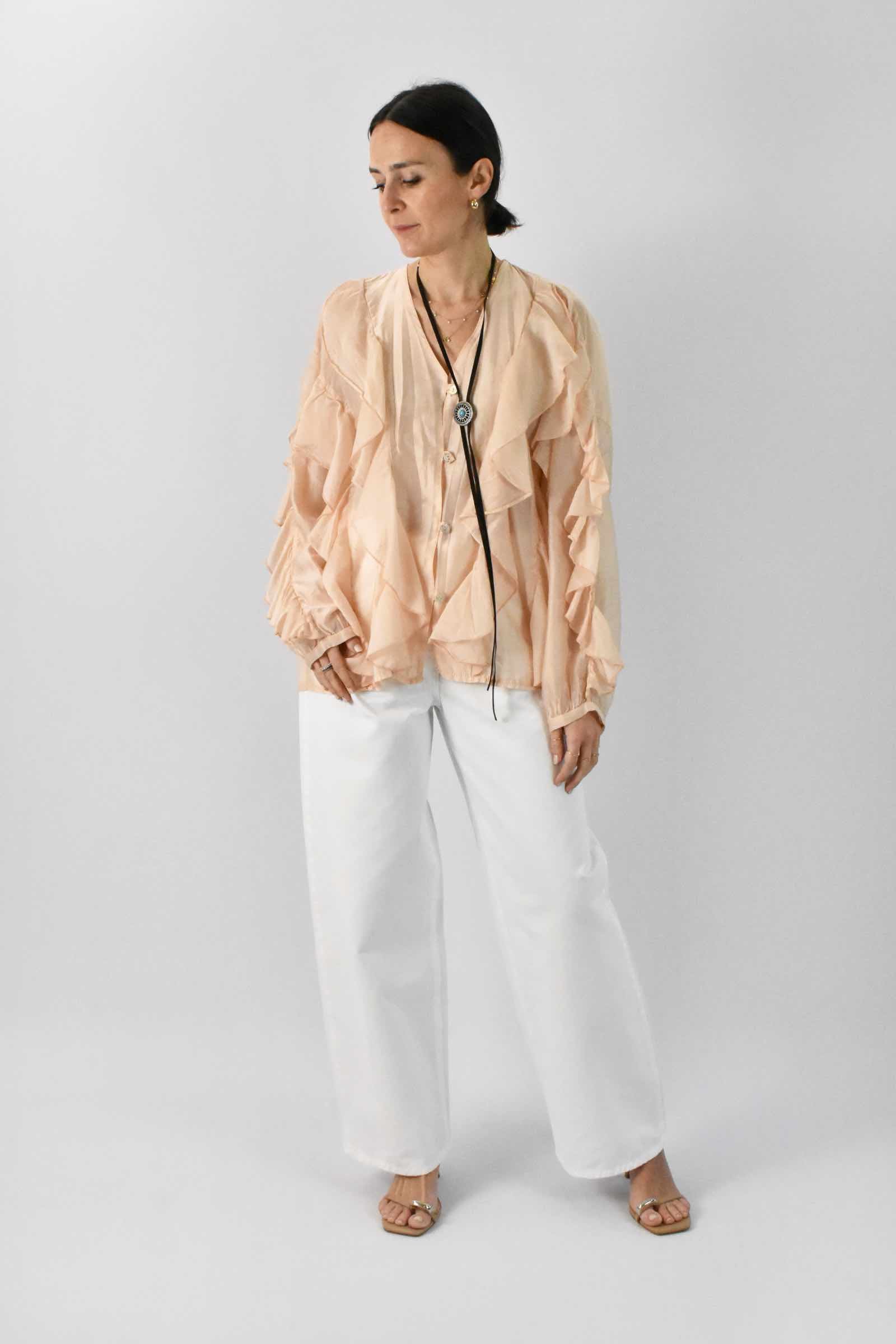 Camicia rouches e bolo