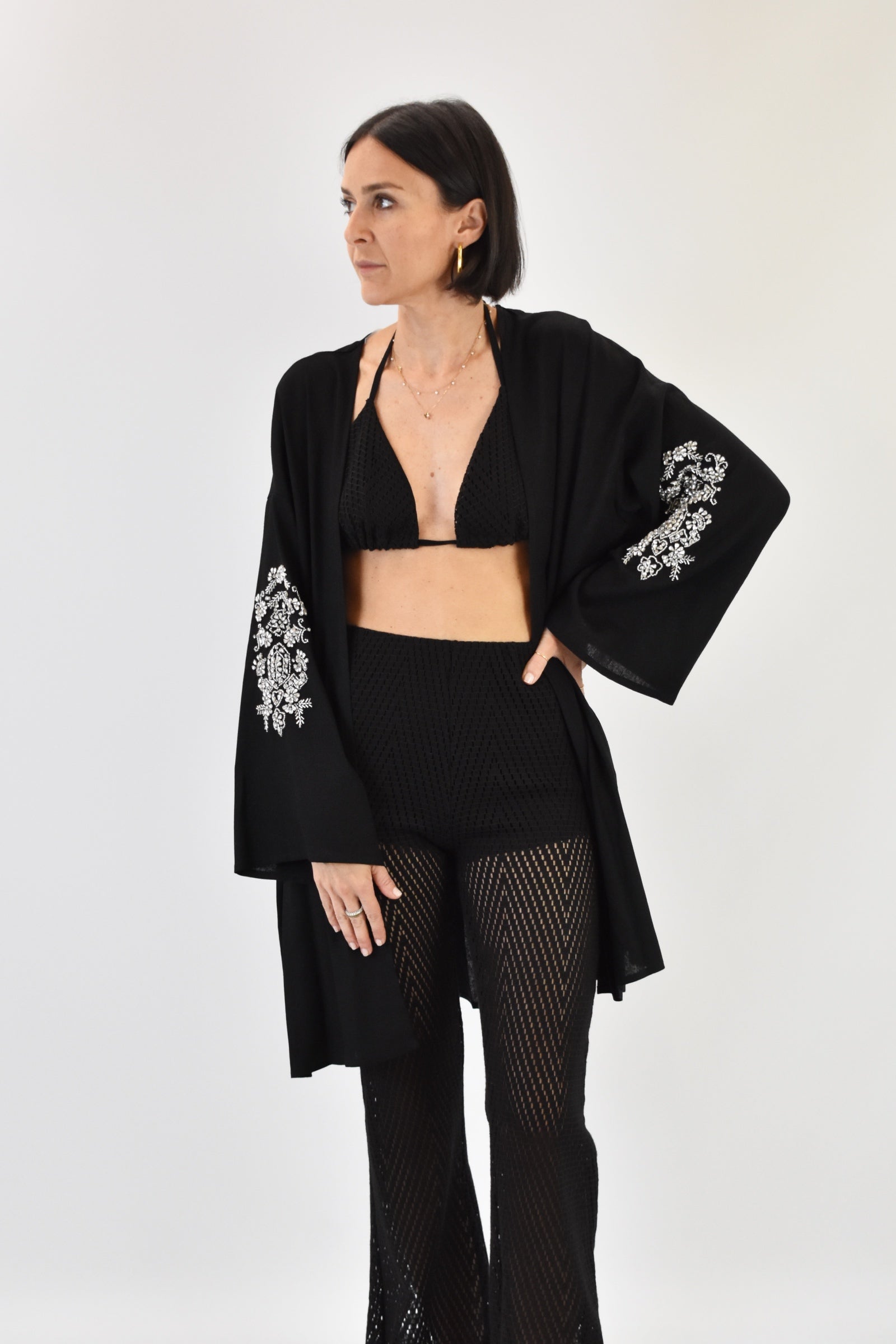 Kimono gioiello ricami