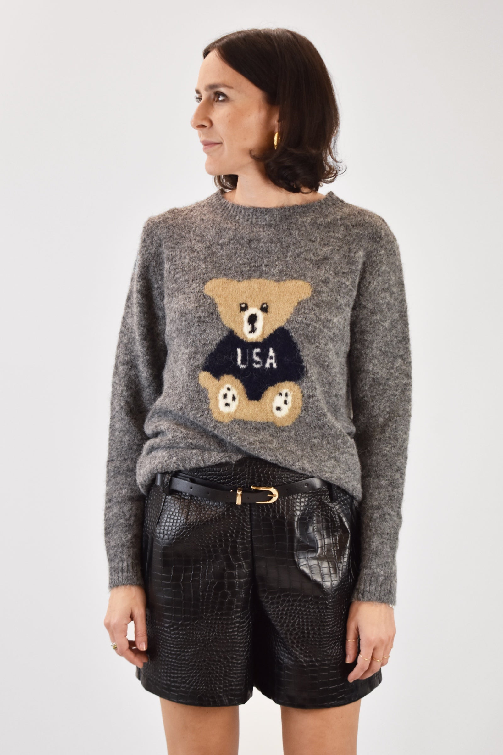 Maglia con orsetto