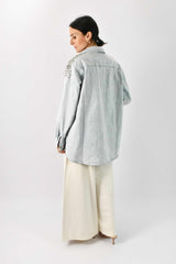 Camicia jeans STRASS