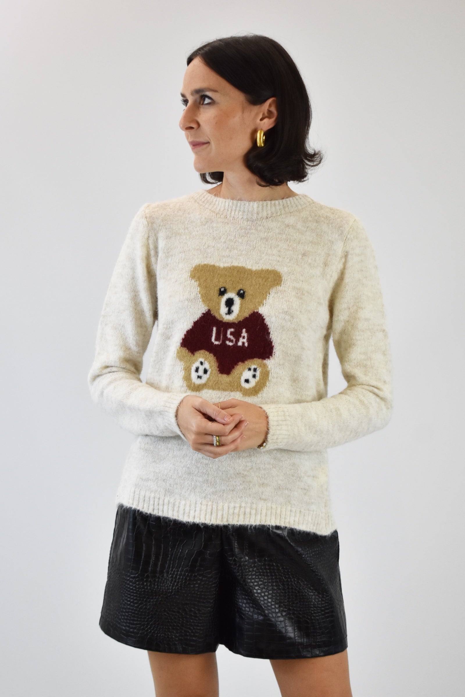 Maglia con orsetto