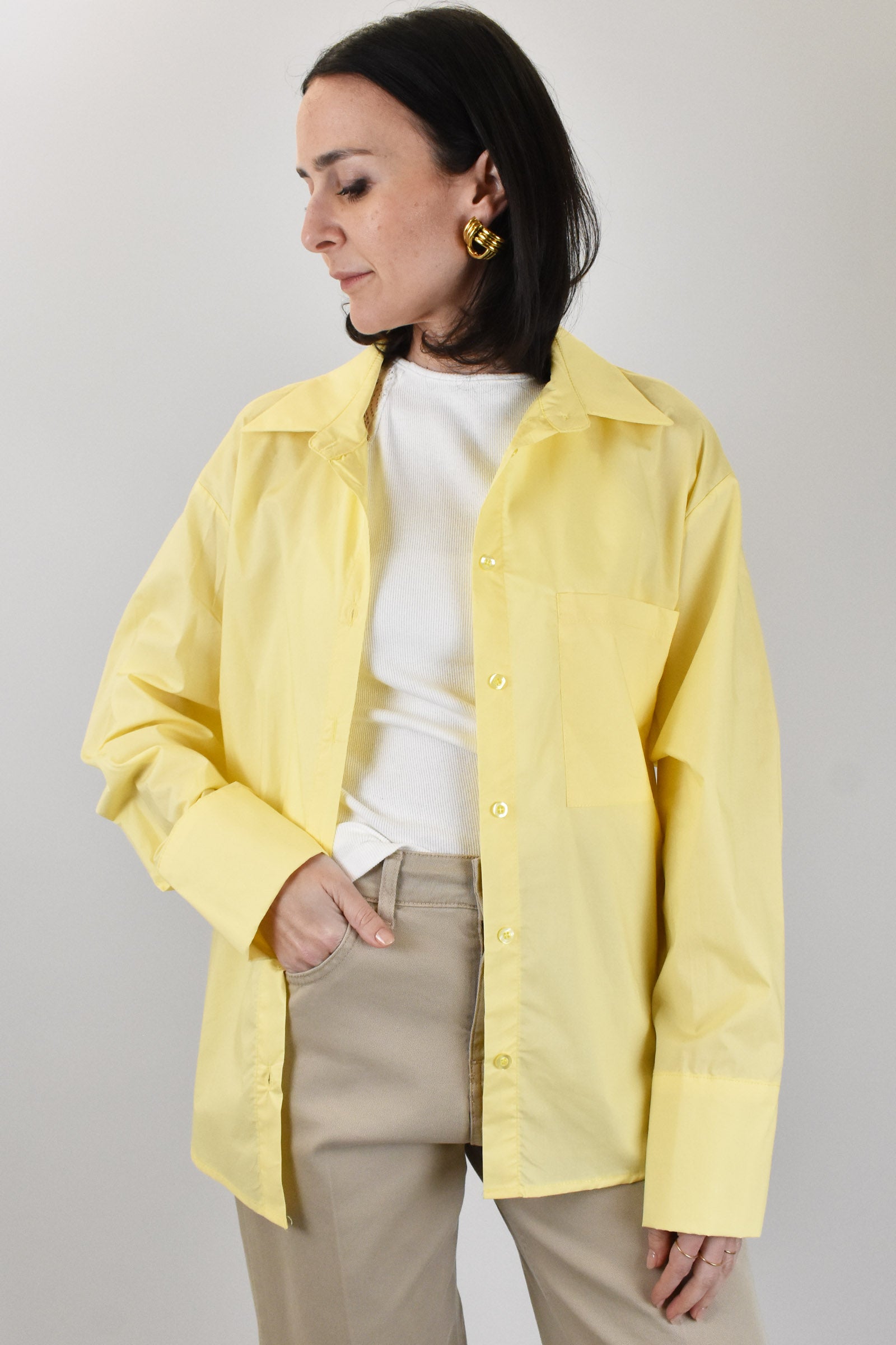 Camicia popeline basica