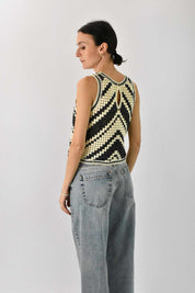 Top macramé