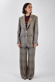 Pantalone con cintura galles