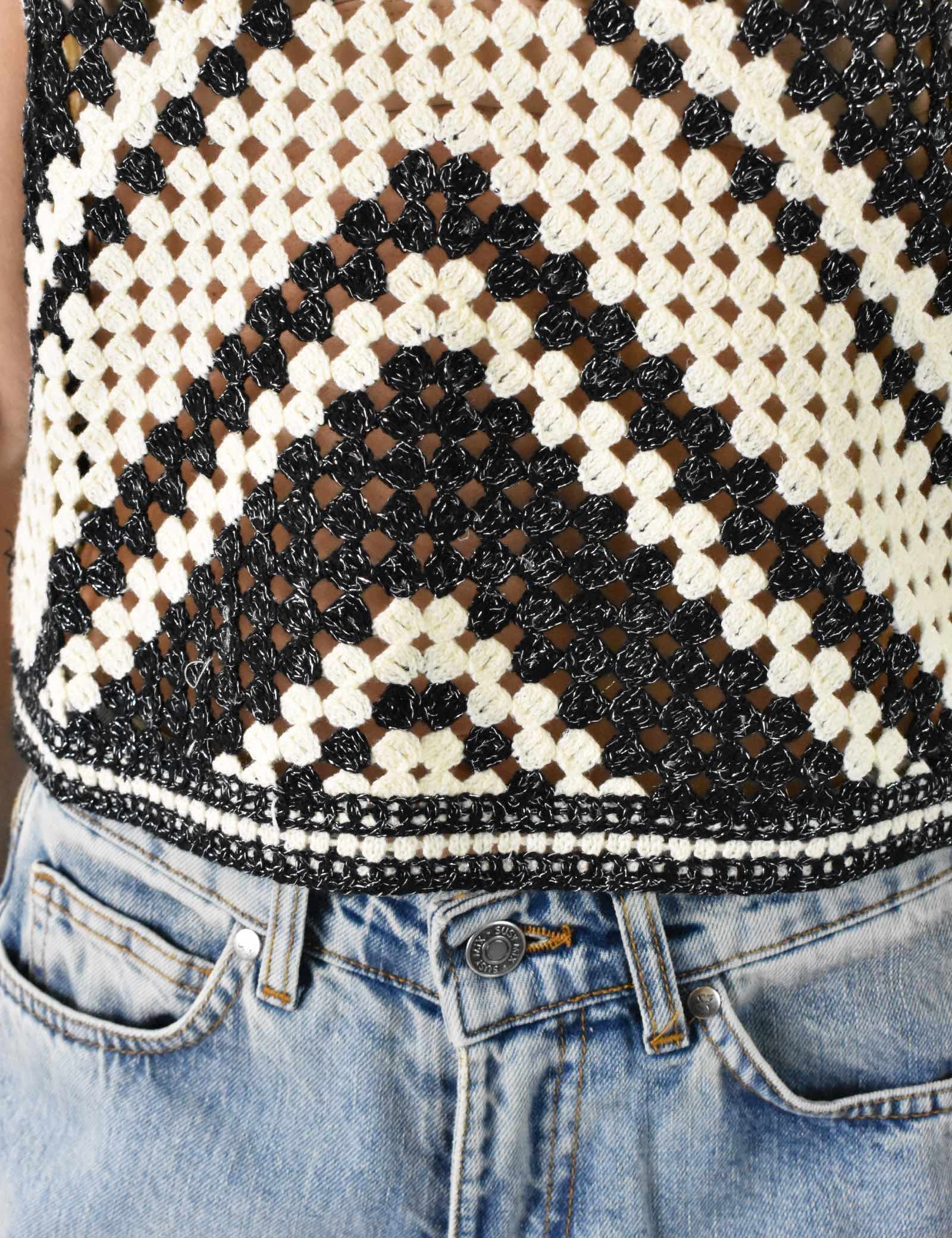 Top macramé
