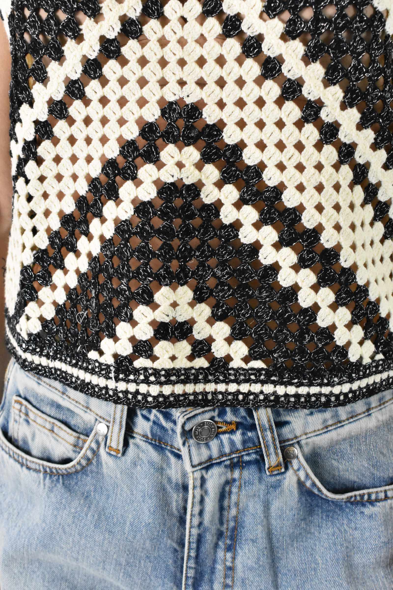 Top macramé