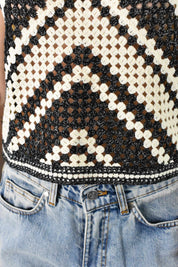 Top macramé