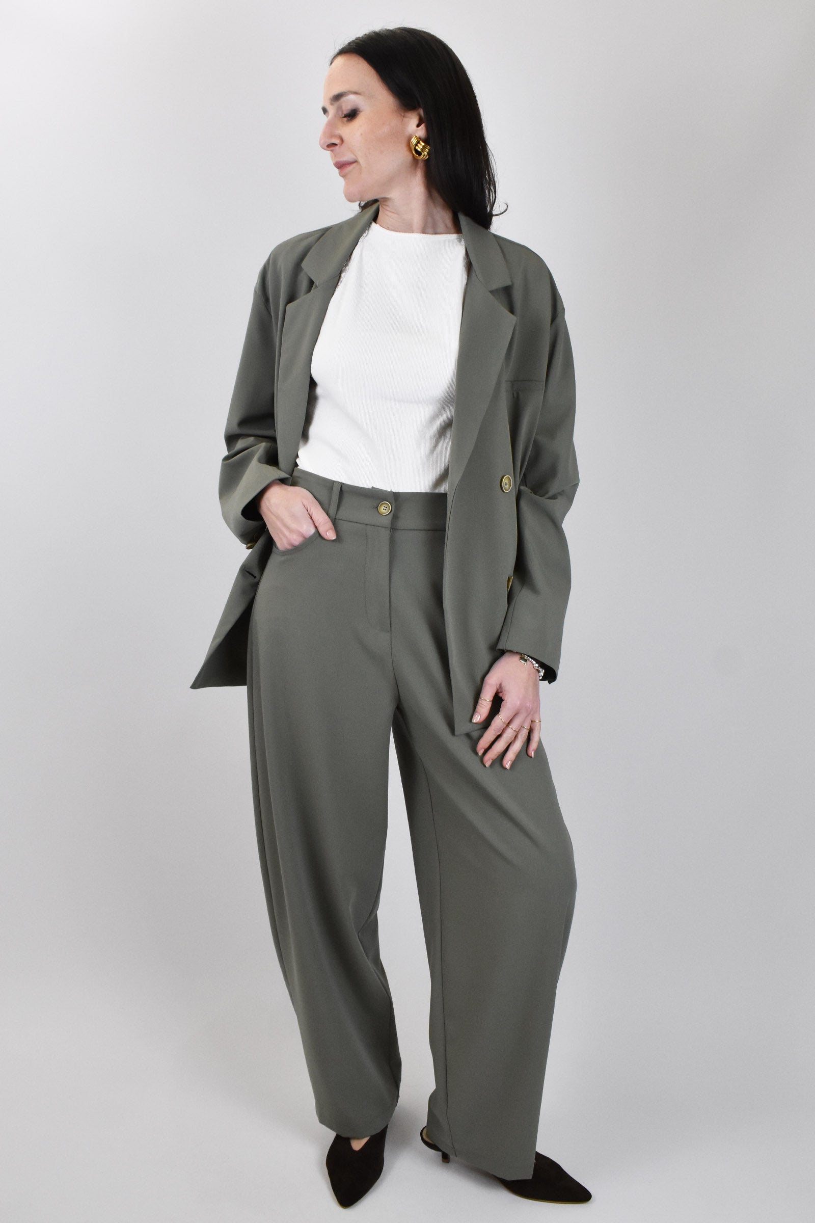 Giacca doppiopetto oversize