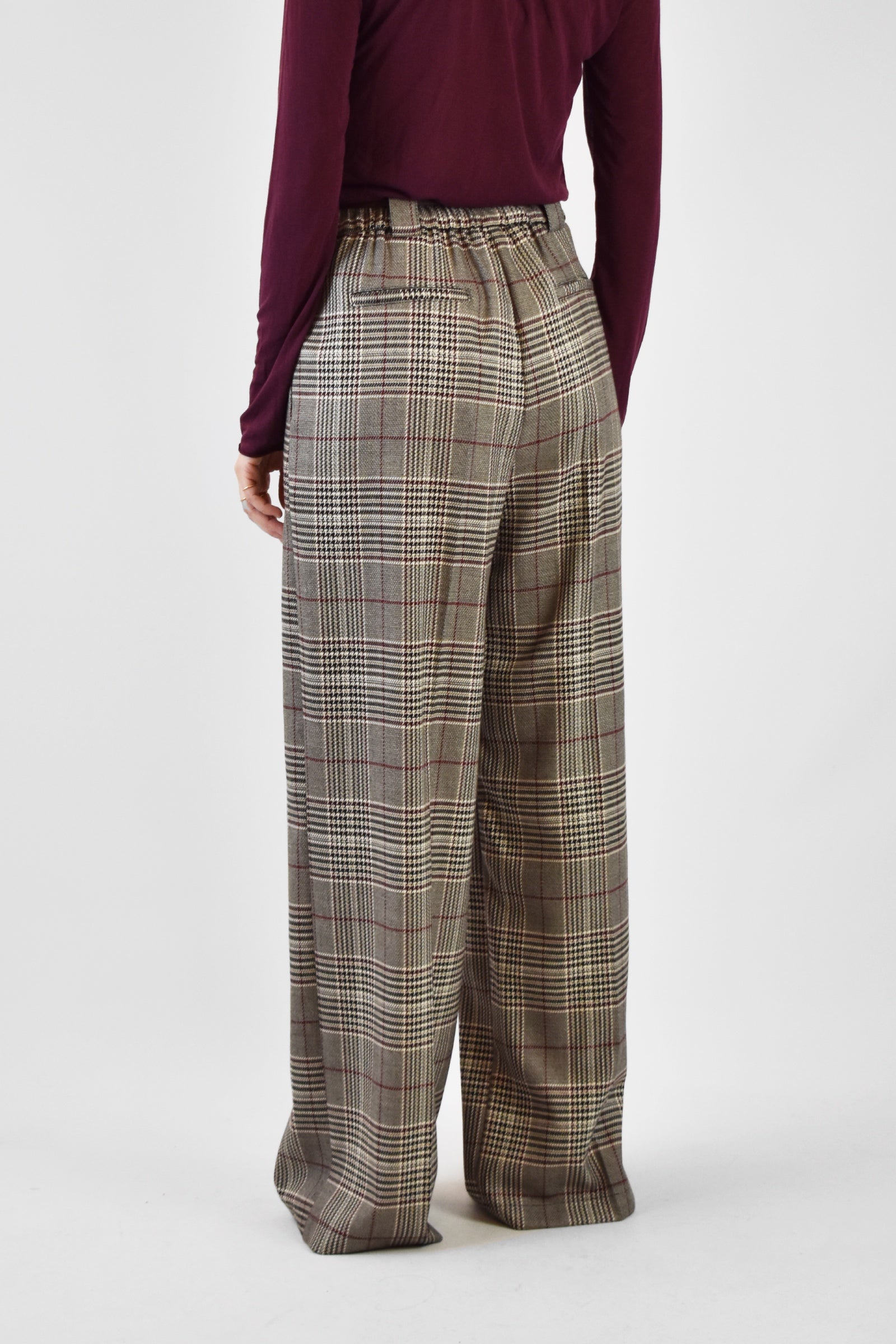 Pantalone con cintura galles