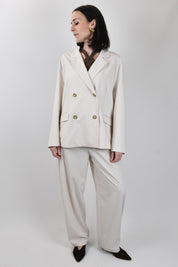 Pantalone barrell melange