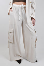 Cargo wide leg con boxer