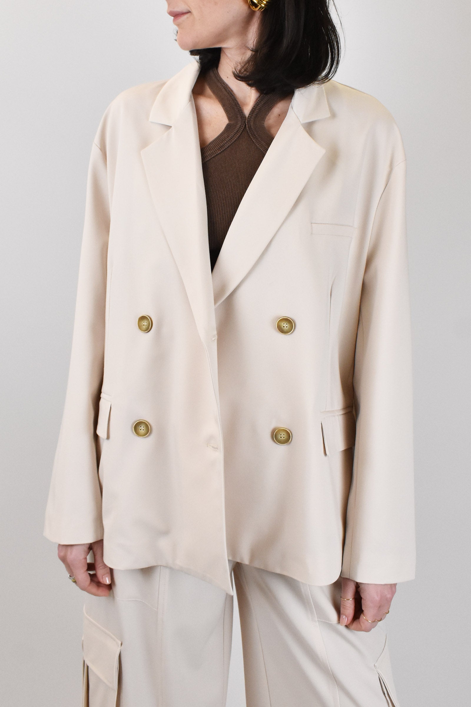 Giacca doppiopetto oversize