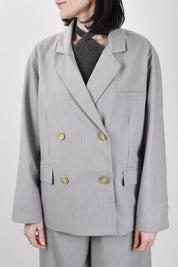 Giacca doppiopetto oversize