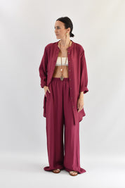 Pantalone ampio lino