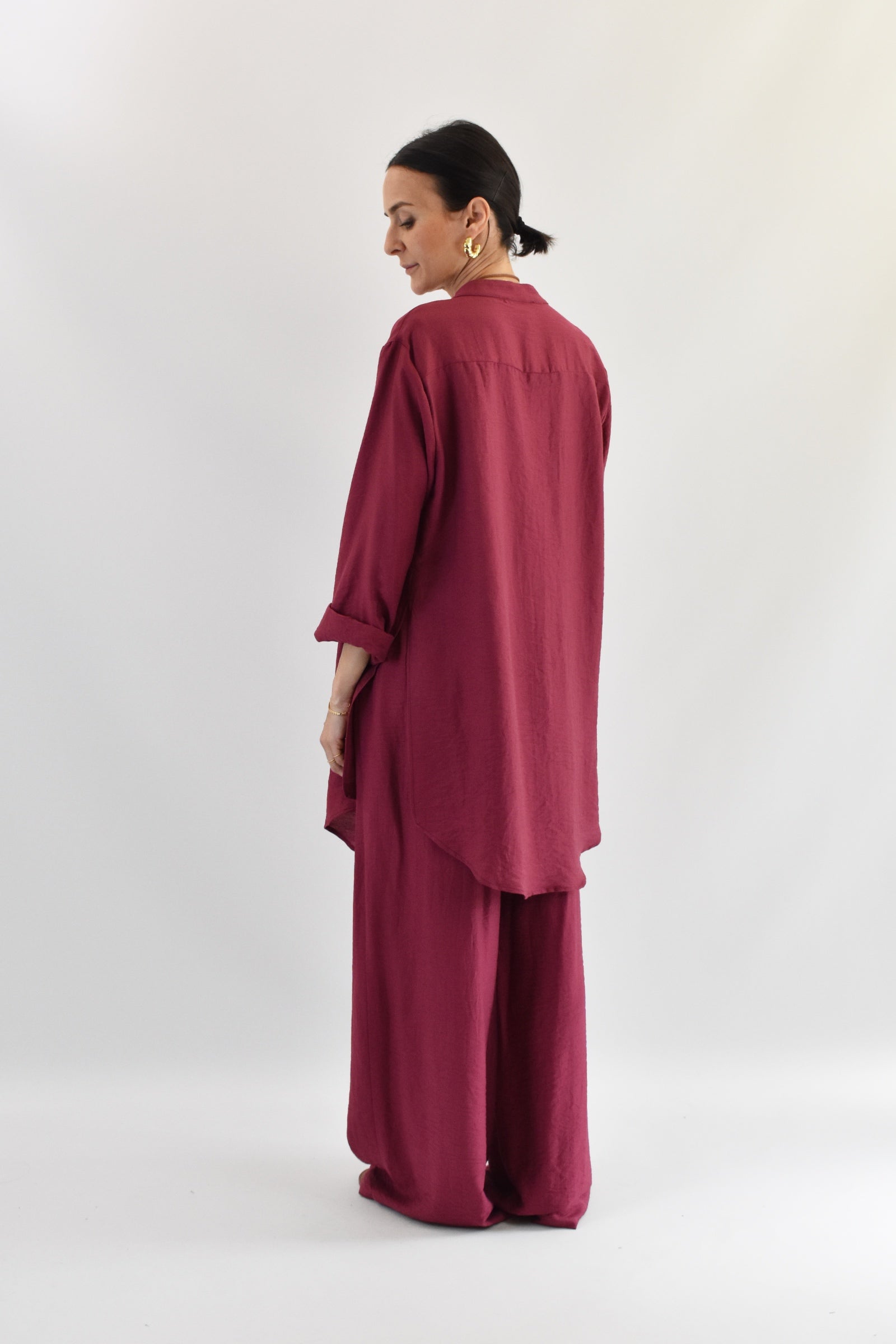 Pantalone ampio lino