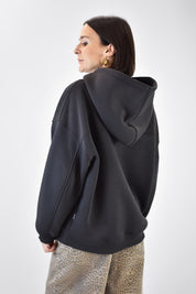 Felpa morbida con cappuccio