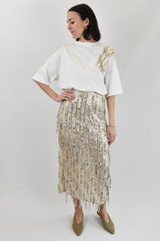 T-Shirt con paillettes