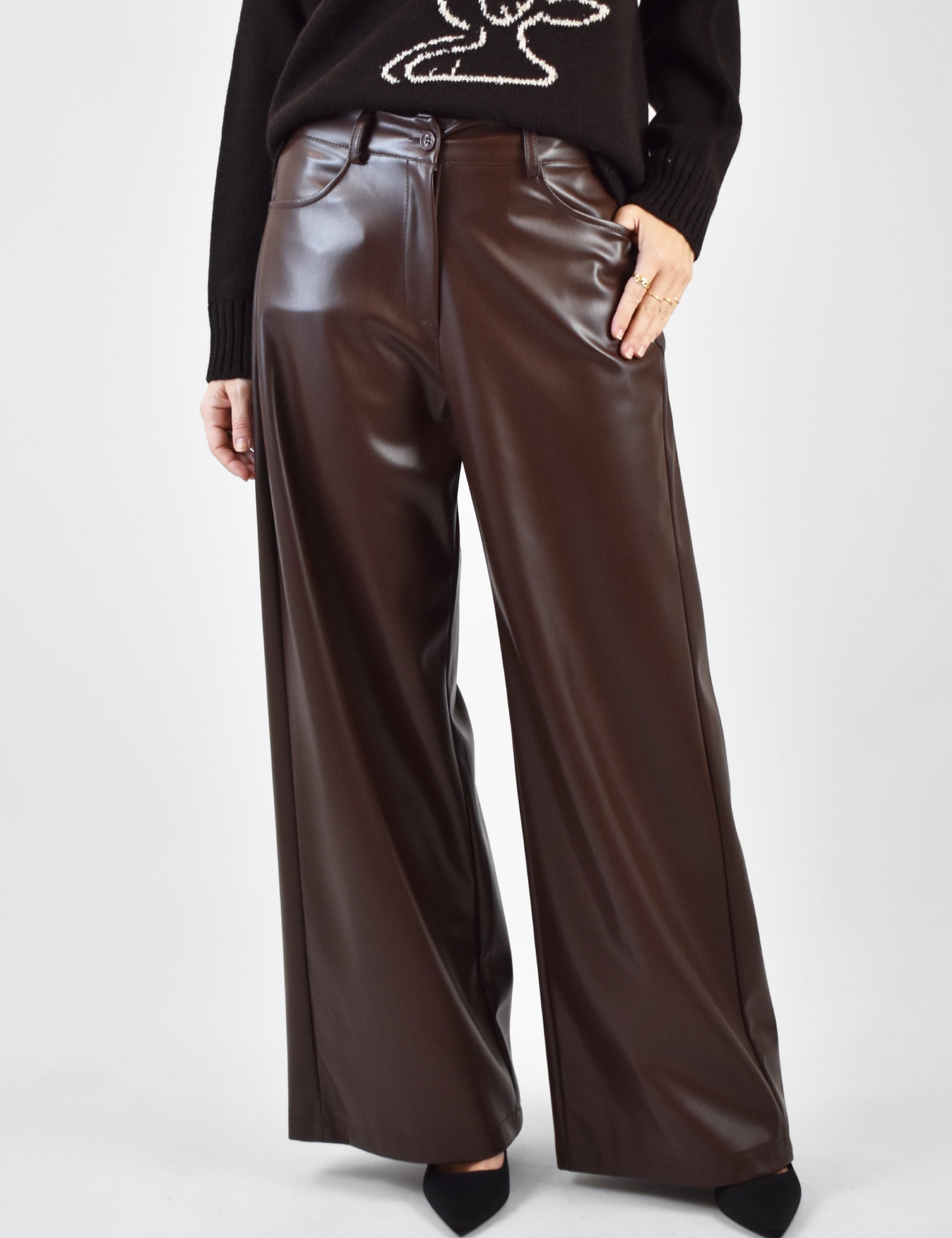 Pantalone GIUSY ecopelle
