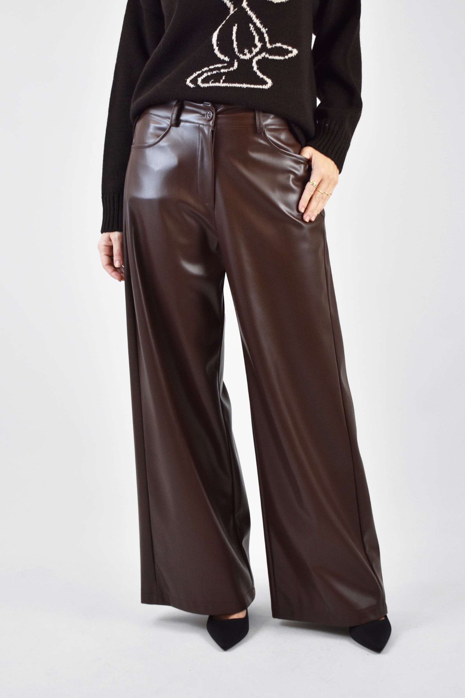 Pantalone GIUSY ecopelle