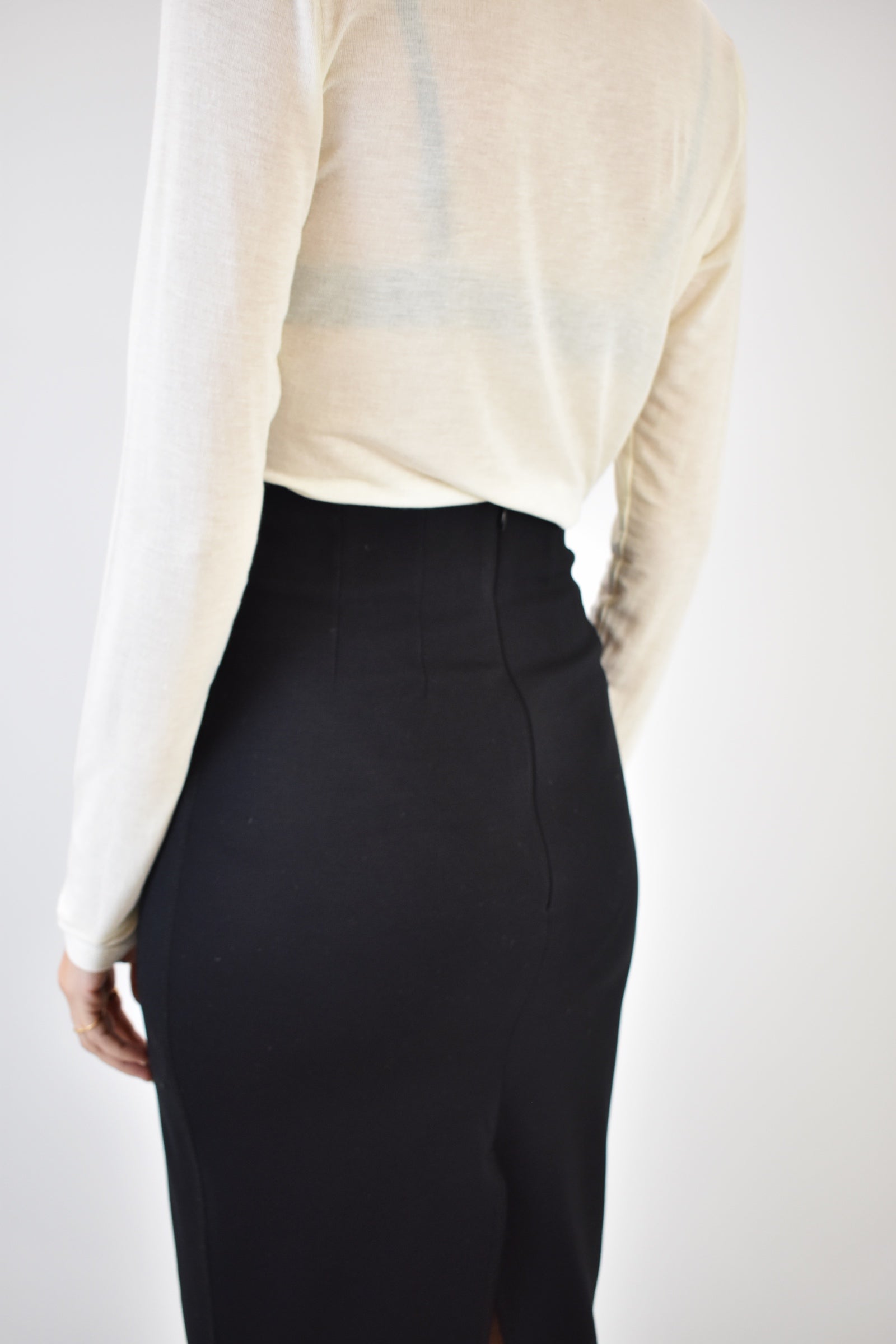 Longuette punto Milano spacco