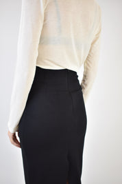 Longuette punto Milano spacco