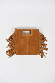 Borsa suede frange AMY