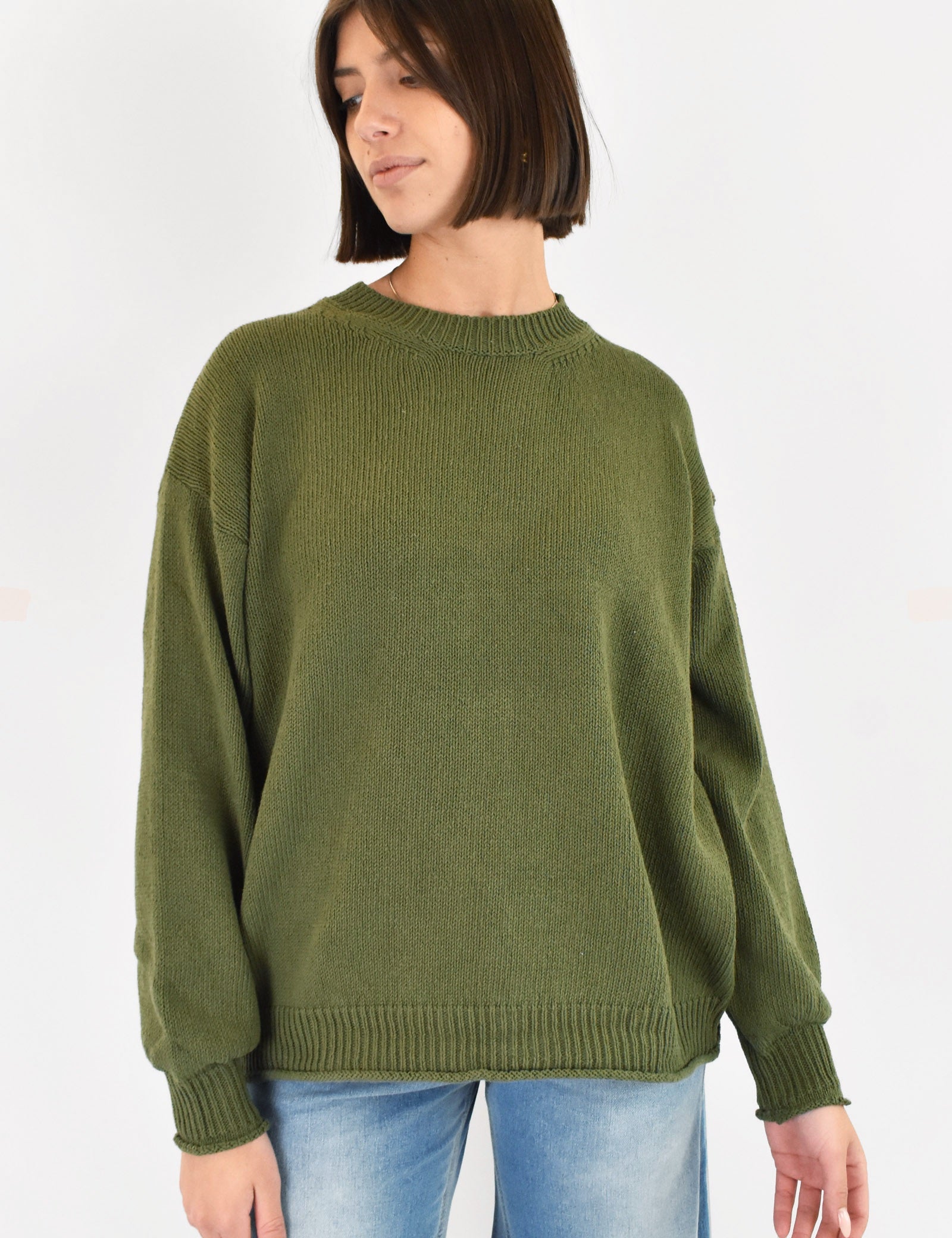 Maglia girocollo oversize