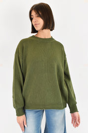 Maglia girocollo oversize