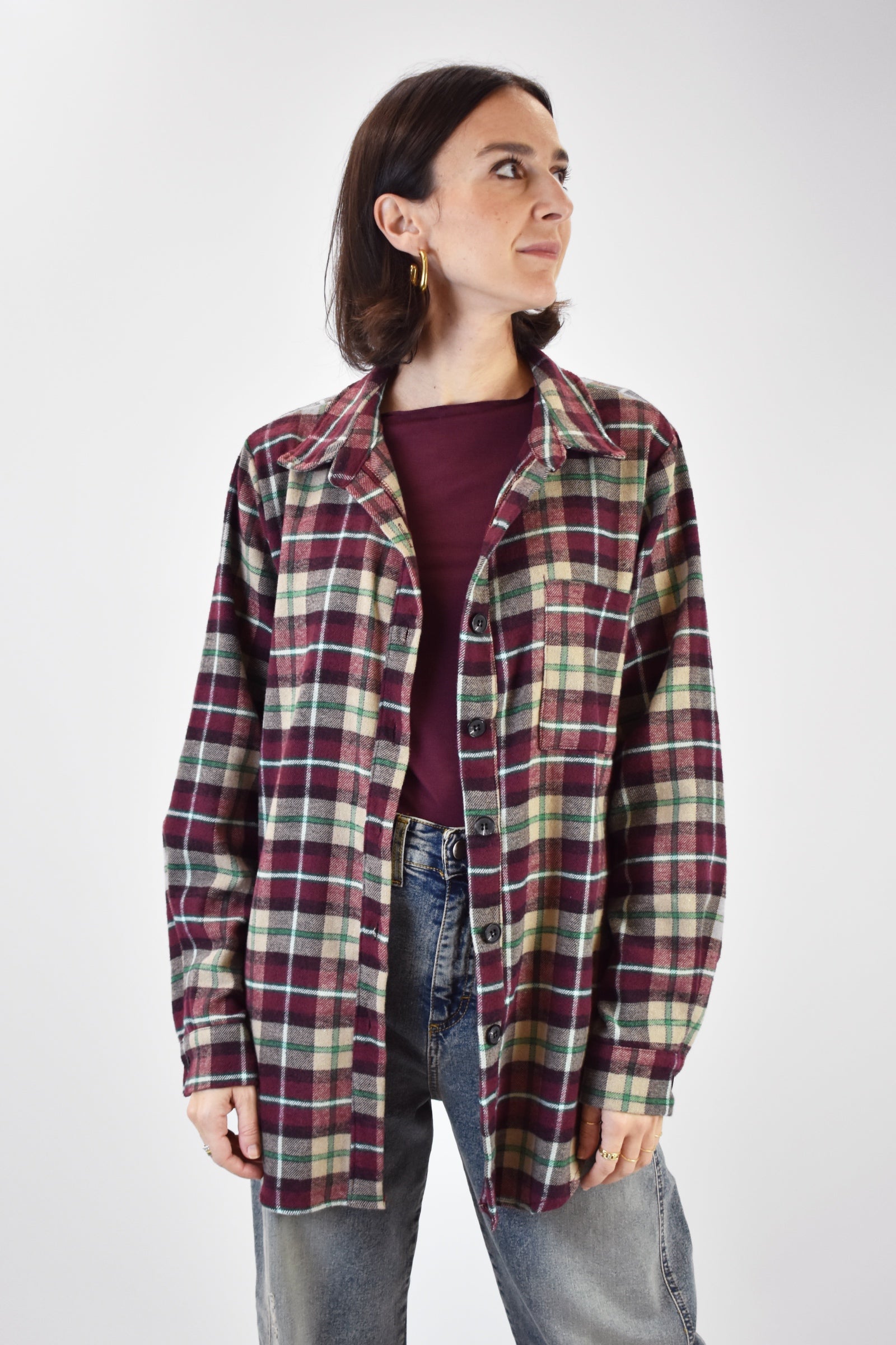 Camicia quadri flanella