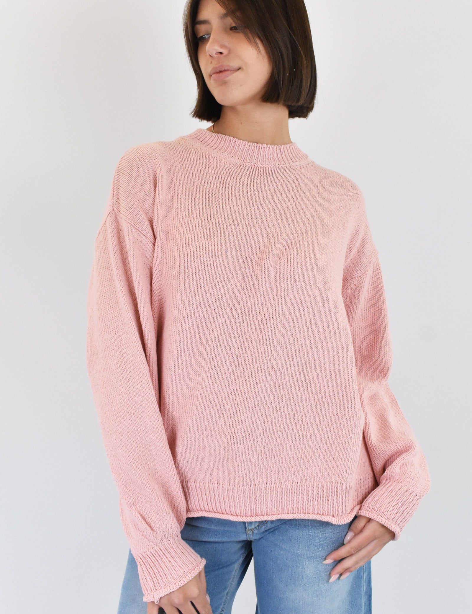 Maglia girocollo oversize